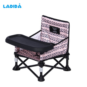 Easy-Fold Travel Booster & Floor Seat with Removable Tray