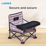 Easy-Fold Travel Booster & Floor Seat with Removable Tray