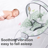 Small size ultra Soft infant bouncer with music and claming vibrations.