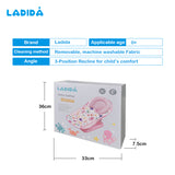 Adjustable & Folding infant baby bather with pillow