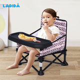 Easy-Fold Travel Booster & Floor Seat with Removable Tray