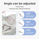 Small pacakage & easy setup Cozy Bouncer for 0-6 Months infanti