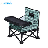 Easy-Fold Travel Booster & Floor Seat with Removable Tray